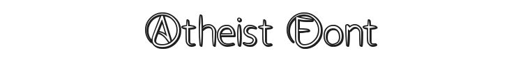 Atheist Font Preview