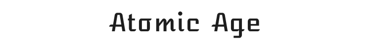 Atomic Age Font