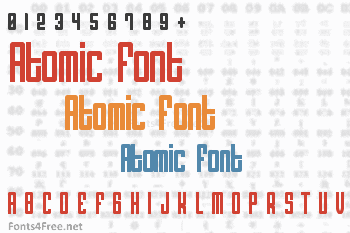 Atomic Font