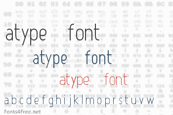 Atype 1 Font