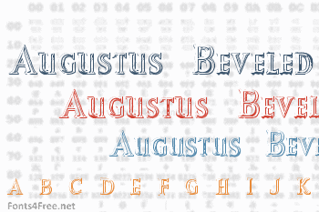 Augustus Beveled Font