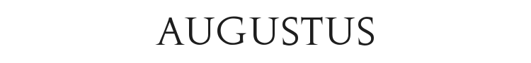 Augustus Font Preview