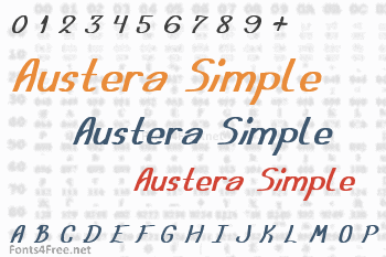 Austera Simple Font