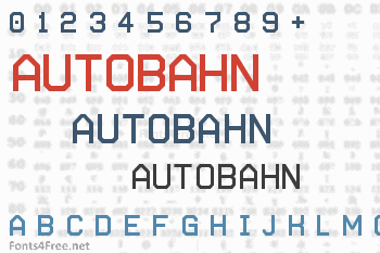 Autobahn Font