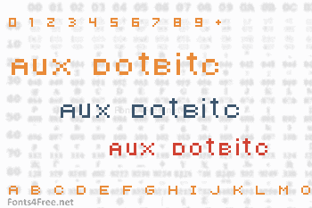 Aux DotBitC Font