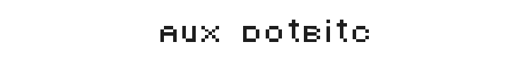 Aux DotBitC Font Preview
