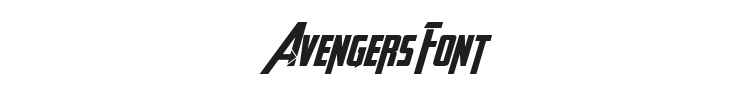 Avengeance Heroic Avenger Font Preview