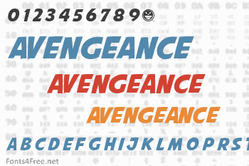 Avengeance Mightiest Avenger Font