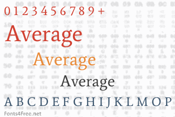 Average Font