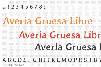 Averia Gruesa Libre Font