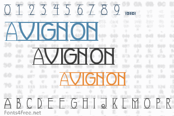 Avignon Font