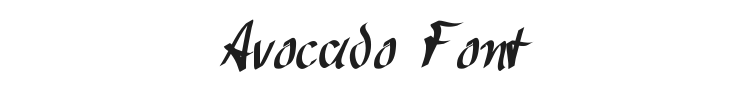 Avocado Font