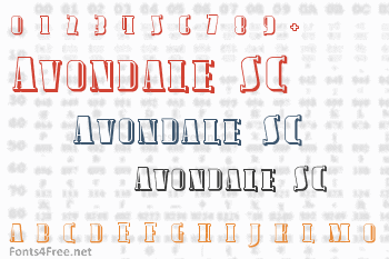 Avondale SC Font