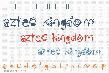 Aztec Kingdom Font