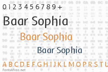 Baar Sophia Font