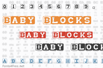 Baby Blocks Font