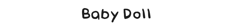 Baby Doll Font Preview