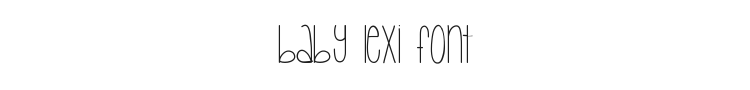 Baby Lexi Font