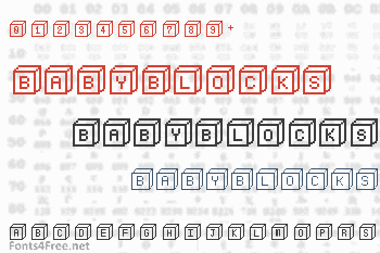 BabyBlocks Font