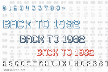 Back to 1982 Font