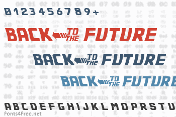 Back to the Future 2002 Font