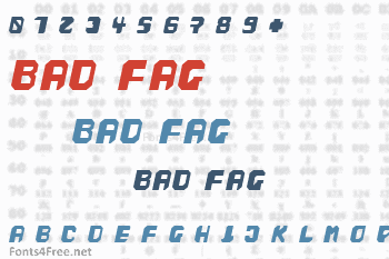 Bad Fag Font