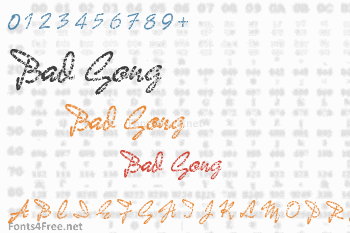 Bad Gong Font