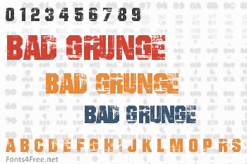 Bad Grunge Font