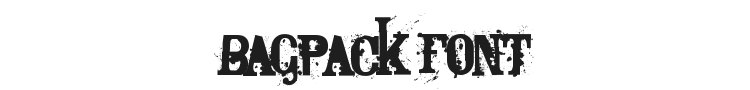 Bagpack Font Preview