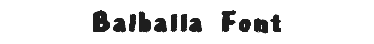 Balballa Font Preview