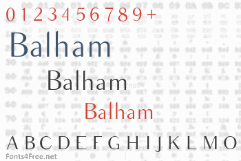 Balham Font