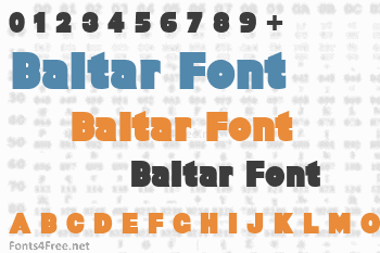 Baltar Font