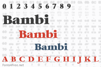 Bambi Font
