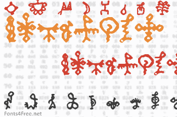 Bamum Symbols 1 Font