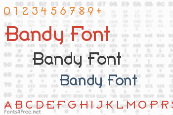 Bandy Font