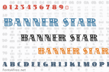 Banner Star Font