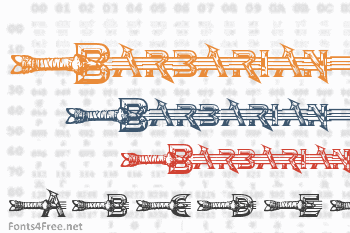 Barbarian Font