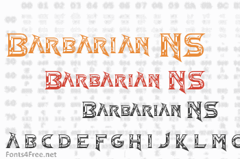 Barbarian NS Font