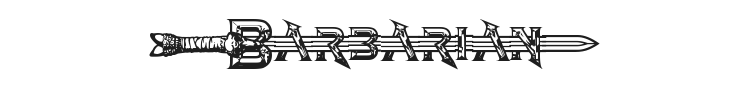 Barbarian Font