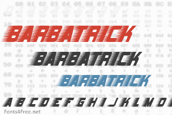 Barbatrick Font