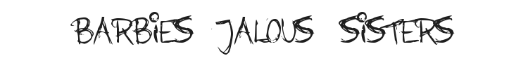 Barbies Jalous Sisters Font