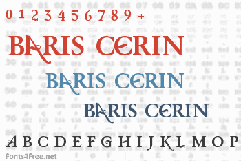 Baris Cerin Font