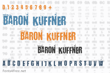 Baron Kuffner Font