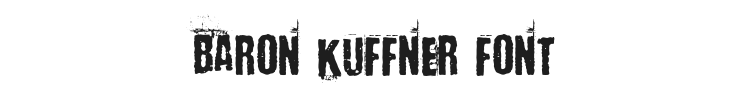 Baron Kuffner Font