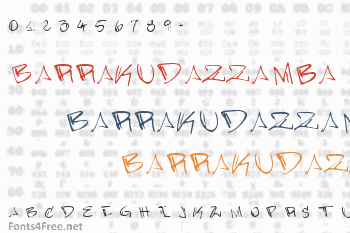 Barrakudaz FontZamba Font