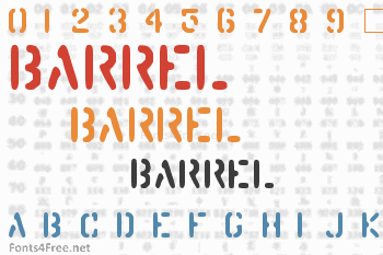 Barrel Font