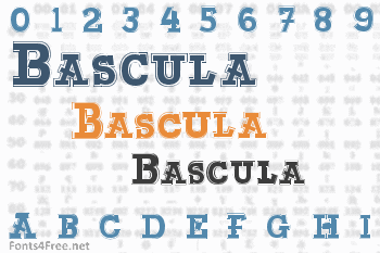 Bascula Font