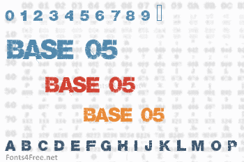 Base 05 Font