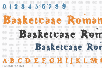 Basketcase Roman Font