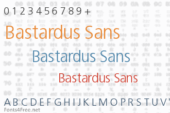 Bastardus Sans Font